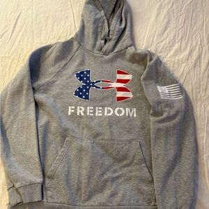 Under Armour Grey Fleece-Lined Hoodie